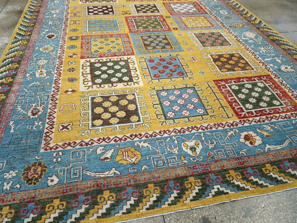 Modern East Turkestan Khotan Room Size Carpet, No.31455 - Galerie Shabab