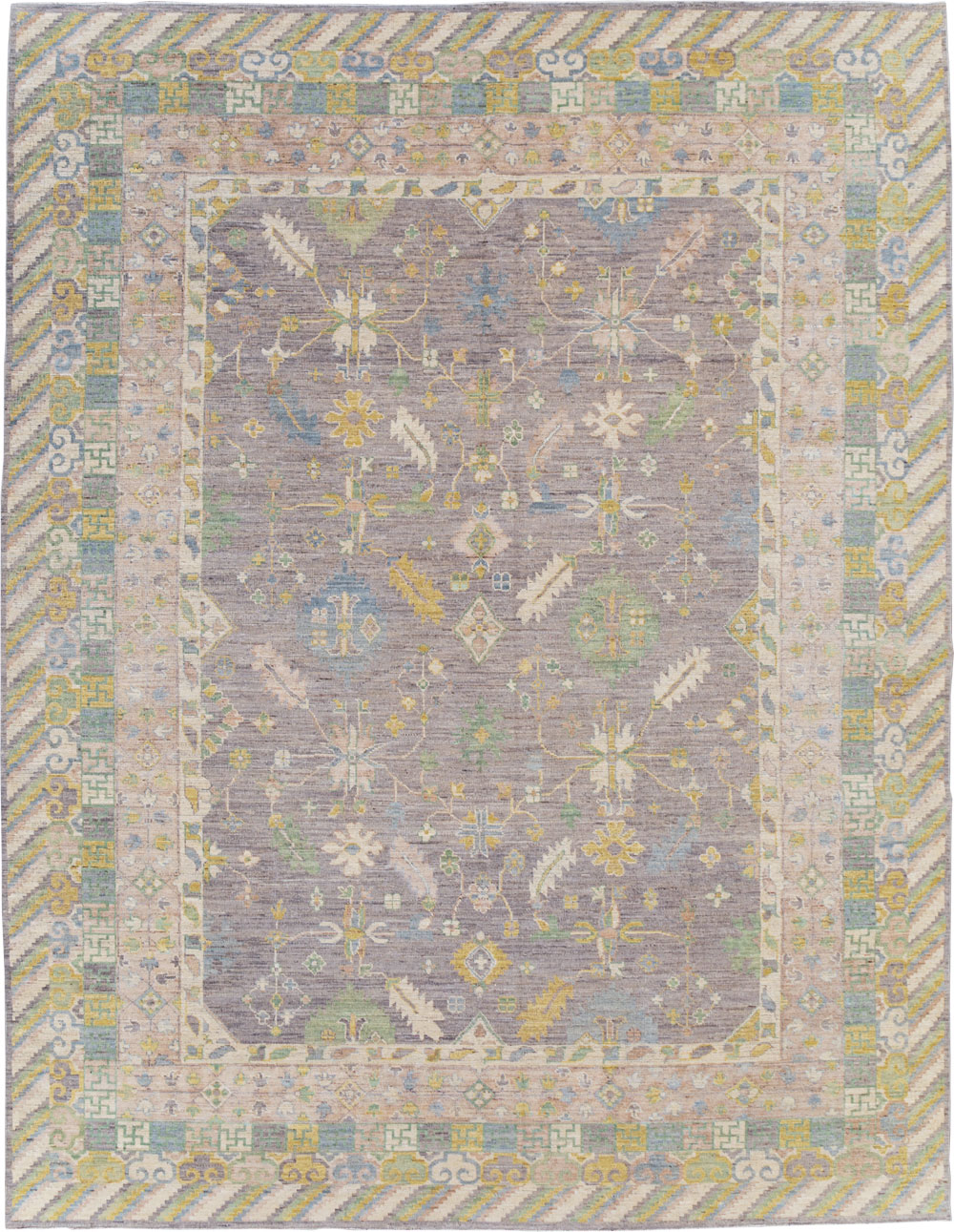 Modern East Turkestan Khotan Room Size Carpet, No.31460 - Galerie Shabab