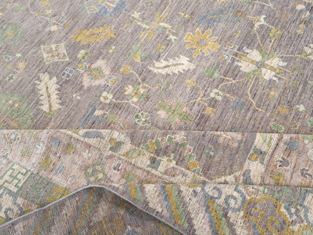 Modern East Turkestan Khotan Room Size Carpet, No.31460 - Galerie Shabab