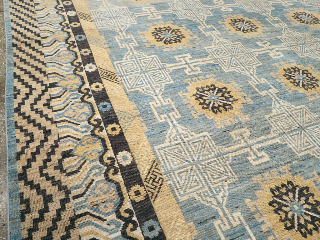 Modern East Turkestan Khotan Room Size Carpet, No.31461 - Galerie Shabab