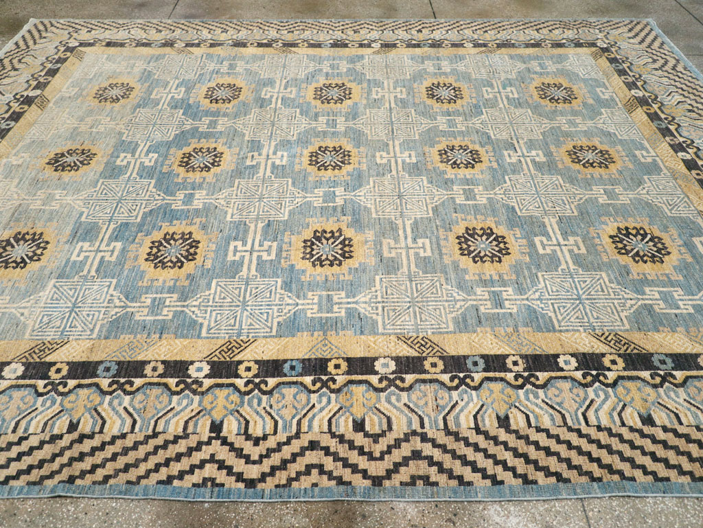 Modern East Turkestan Khotan Room Size Carpet, No.31461 - Galerie Shabab