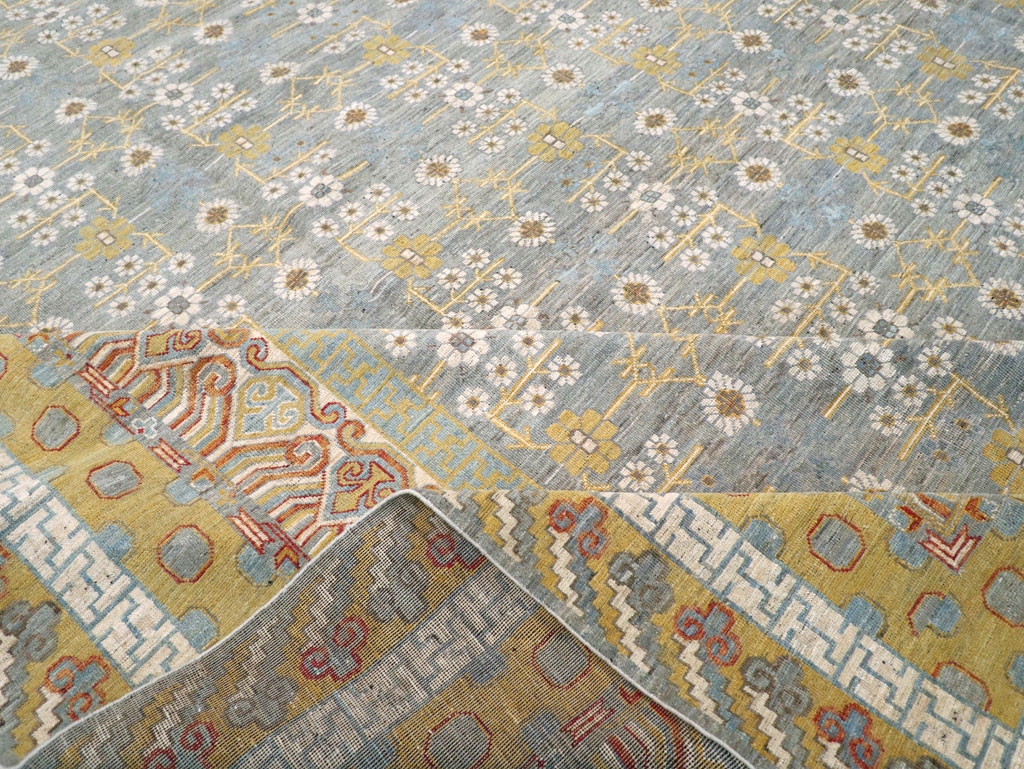 Contemporary East Turkestan Khotan Oversize Carpet, No.31462 - Galerie Shabab