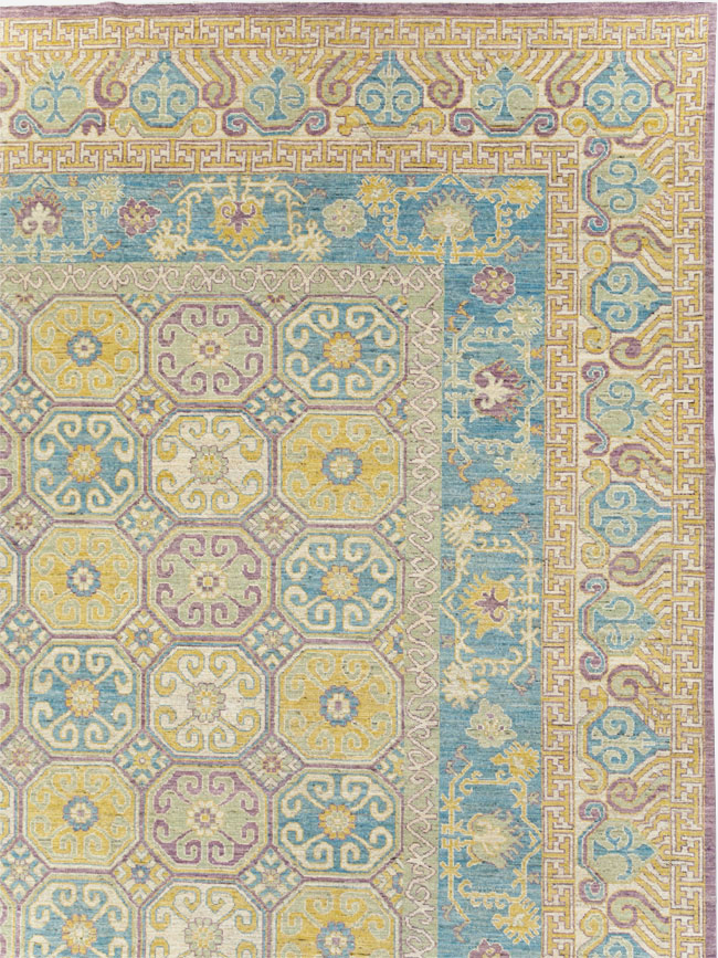 Modern East Turkestan Khotan Oversize Carpet, No.31463 - Galerie Shabab