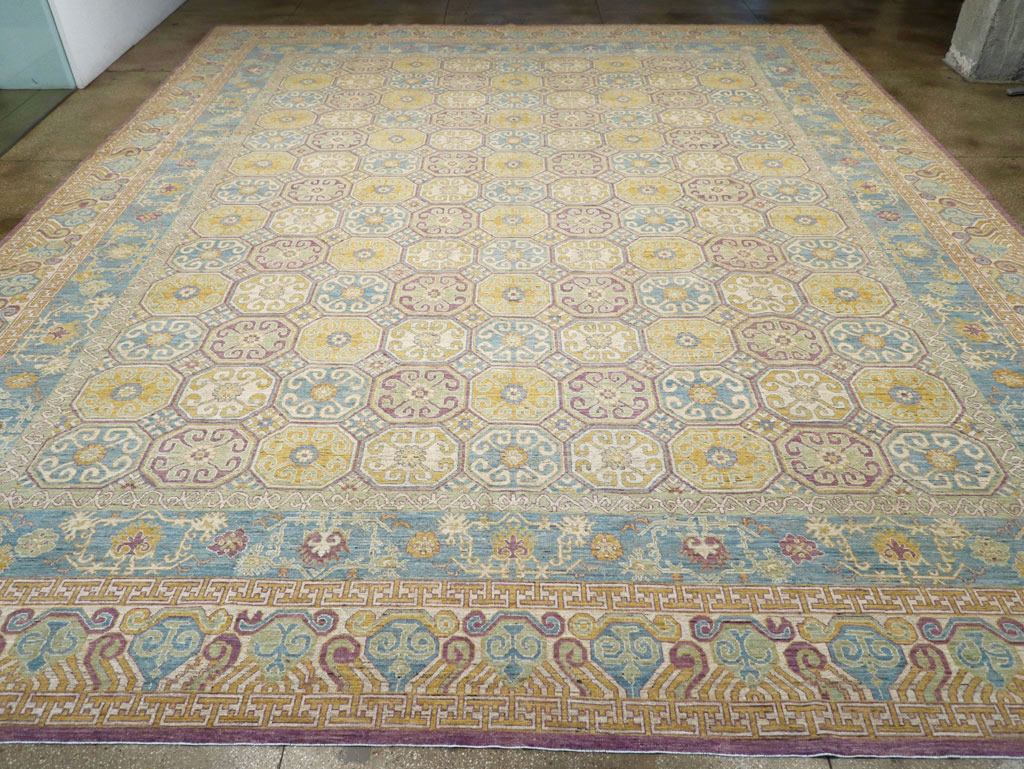 Modern East Turkestan Khotan Oversize Carpet, No.31463 - Galerie Shabab