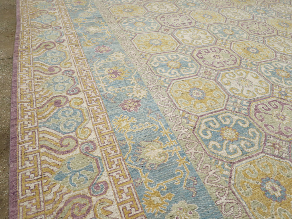 Modern East Turkestan Khotan Oversize Carpet, No.31463 - Galerie Shabab
