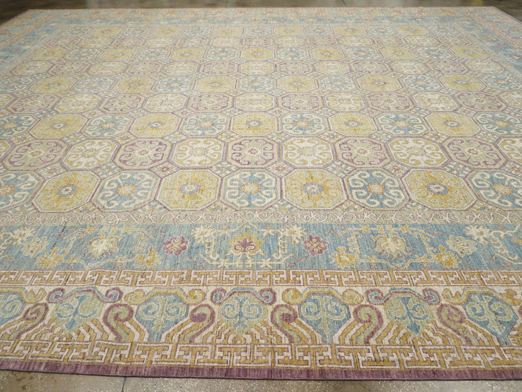 Modern East Turkestan Khotan Oversize Carpet, No.31463 - Galerie Shabab