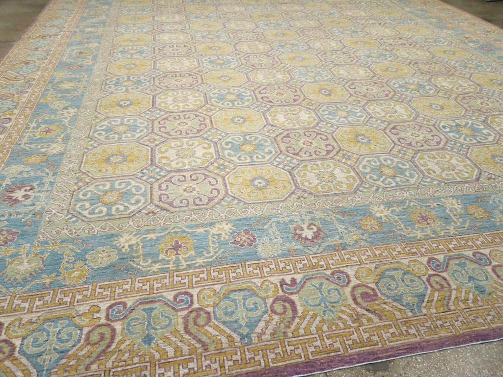 Modern East Turkestan Khotan Oversize Carpet, No.31463 - Galerie Shabab