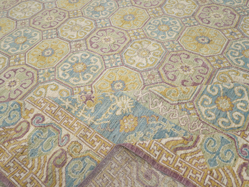 Modern East Turkestan Khotan Oversize Carpet, No.31463 - Galerie Shabab