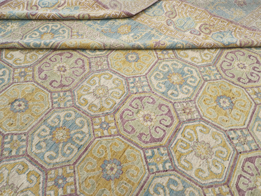Modern East Turkestan Khotan Oversize Carpet, No.31463 - Galerie Shabab