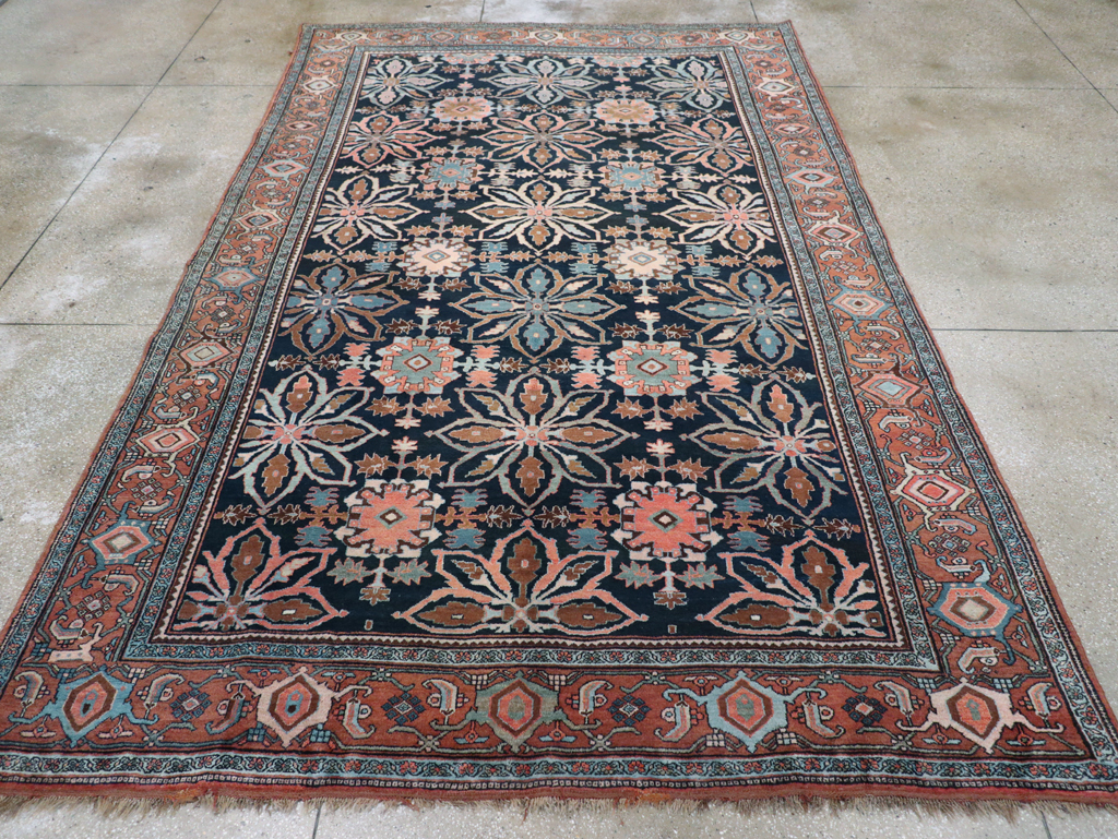 Antique Persian Bidjar Room Size Carpet, No.31483 - Galerie Shabab
