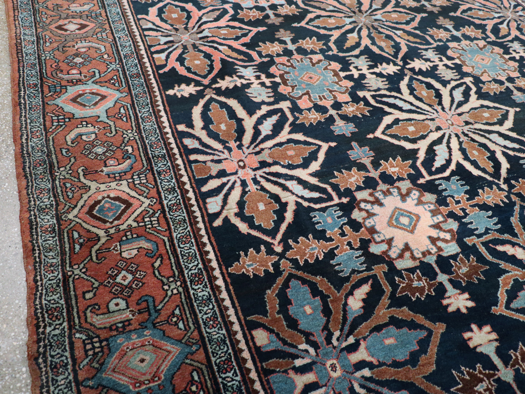 Antique Persian Bidjar Room Size Carpet, No.31483 - Galerie Shabab