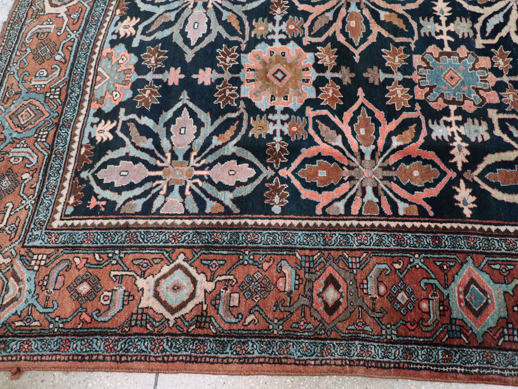 Antique Persian Bidjar Room Size Carpet, No.31483 - Galerie Shabab