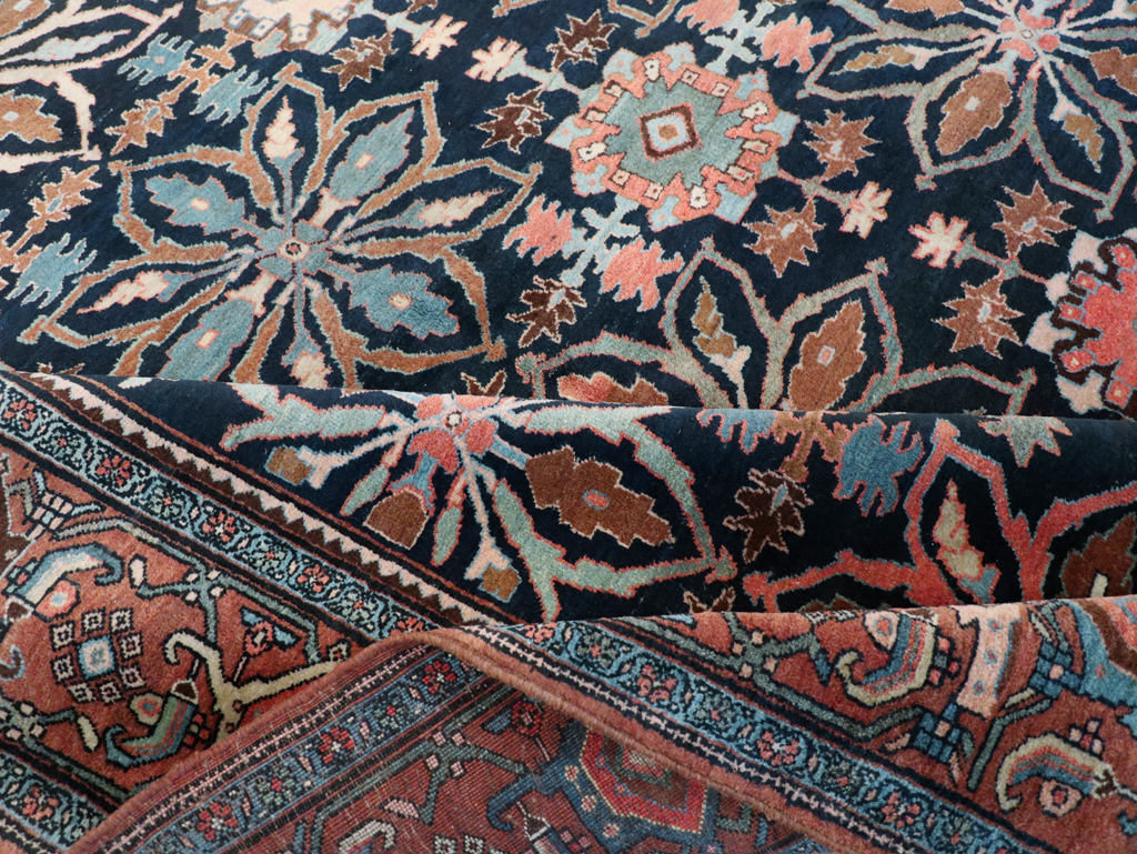 Antique Persian Bidjar Room Size Carpet, No.31483 - Galerie Shabab