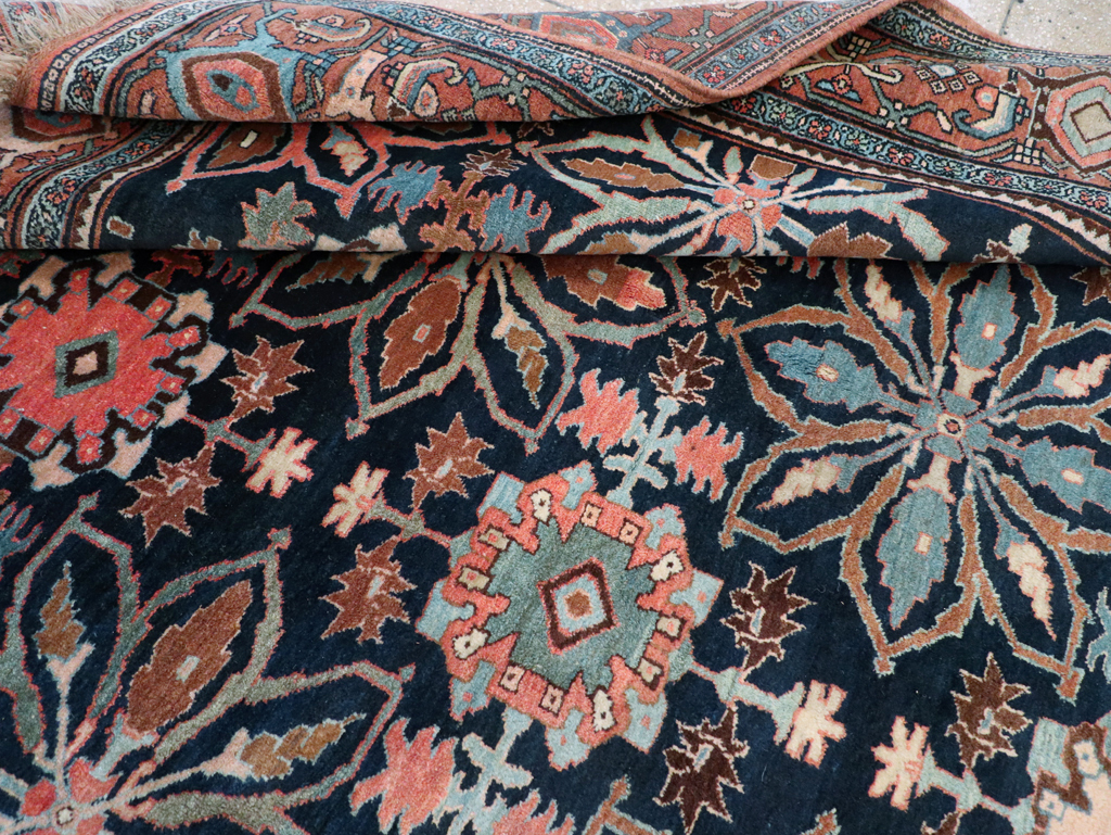 Antique Persian Bidjar Room Size Carpet, No.31483 - Galerie Shabab