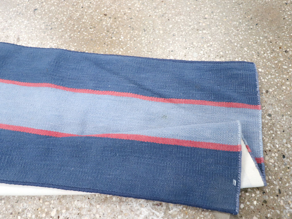 Vintage Indian Dhurrie Runner, No.31488 - Galerie Shabab