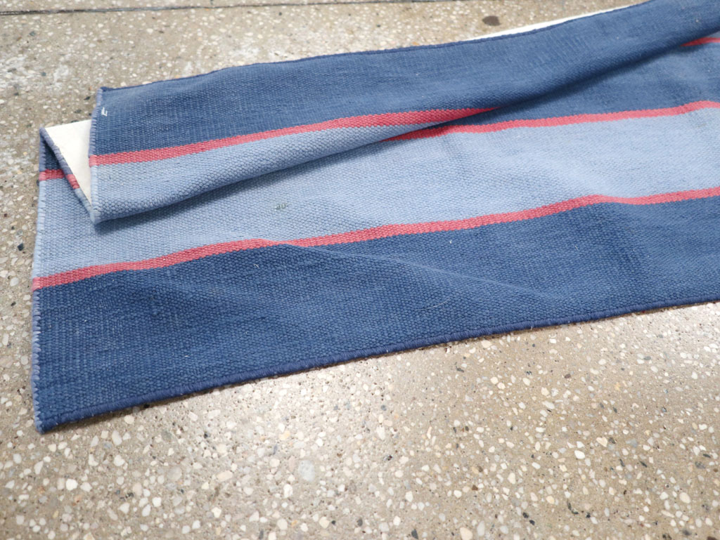 Vintage Indian Dhurrie Runner, No.31488 - Galerie Shabab