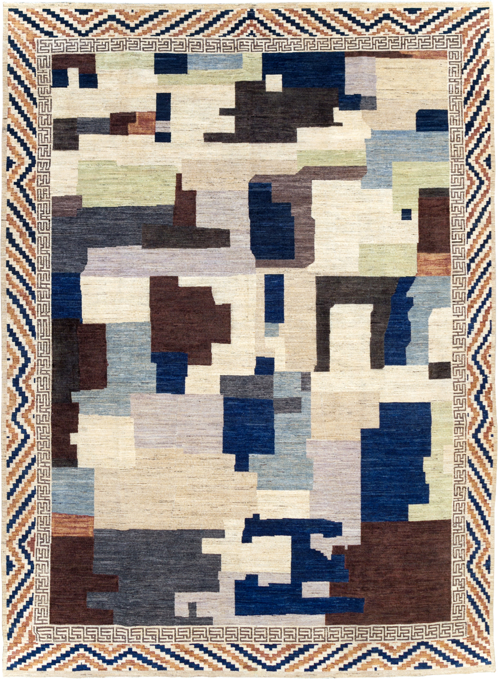 Modern East Turkestan Khotan Room Size Carpet, No.31494 - Galerie Shabab