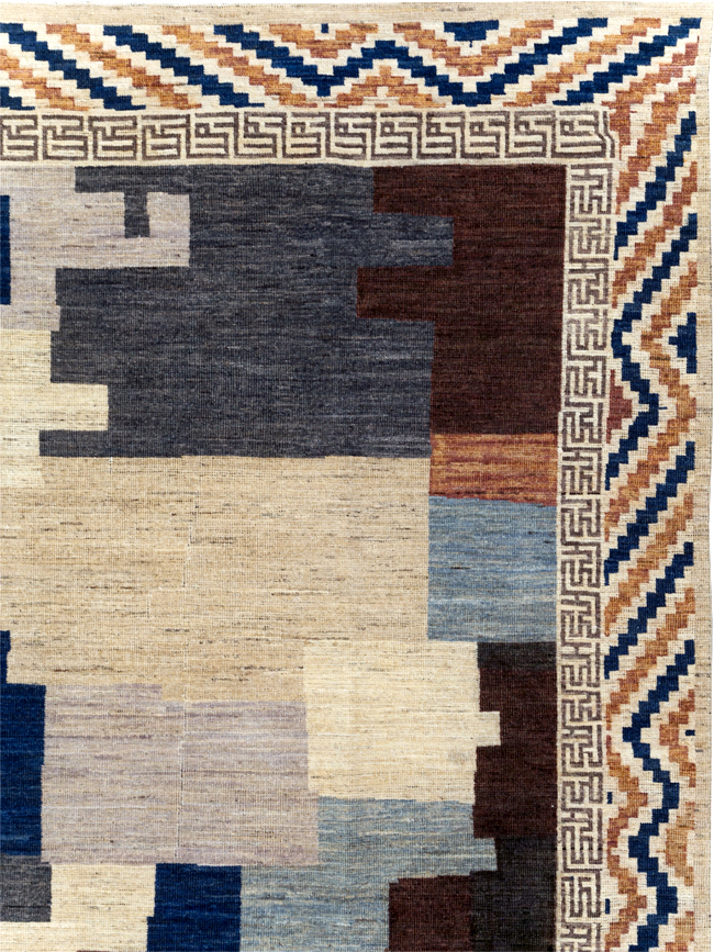 Modern East Turkestan Khotan Room Size Carpet, No.31494 - Galerie Shabab