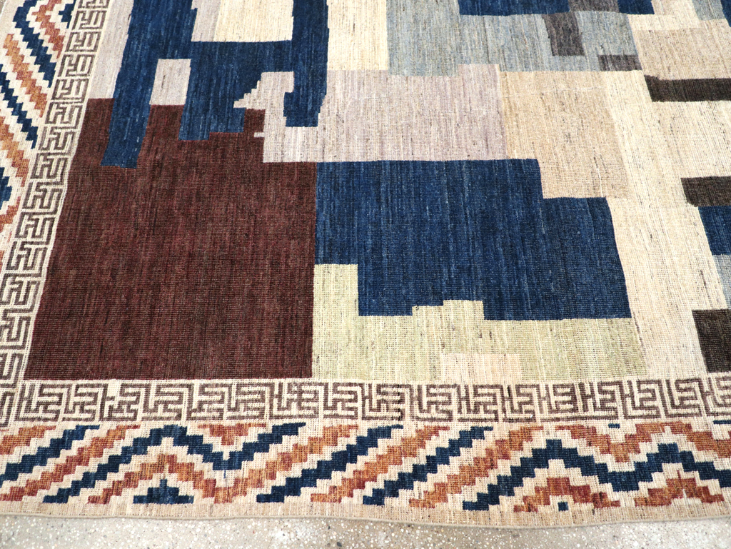 Modern East Turkestan Khotan Room Size Carpet, No.31494 - Galerie Shabab