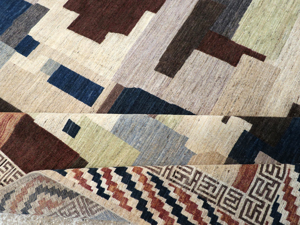 Modern East Turkestan Khotan Room Size Carpet, No.31494 - Galerie Shabab