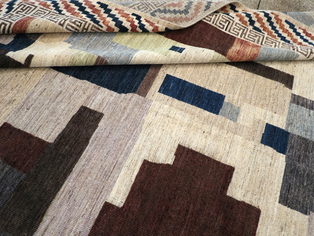 Modern East Turkestan Khotan Room Size Carpet, No.31494 - Galerie Shabab