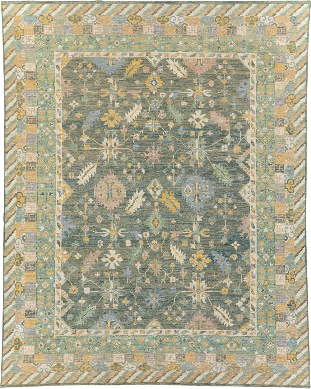 Modern East Turkestan Khotan Room Size Carpet, No.31499 - Galerie Shabab