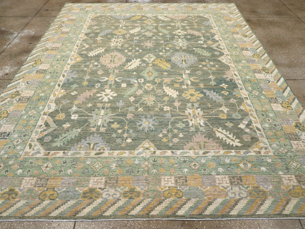 Modern East Turkestan Khotan Room Size Carpet, No.31499 - Galerie Shabab
