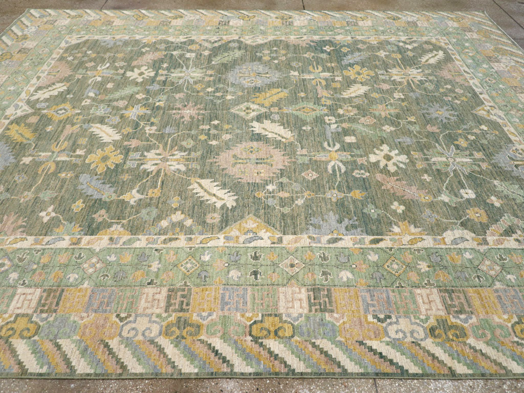 Modern East Turkestan Khotan Room Size Carpet, No.31499 - Galerie Shabab