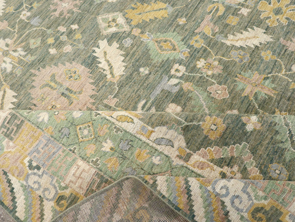 Modern East Turkestan Khotan Room Size Carpet, No.31499 - Galerie Shabab
