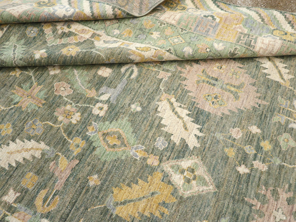 Modern East Turkestan Khotan Room Size Carpet, No.31499 - Galerie Shabab