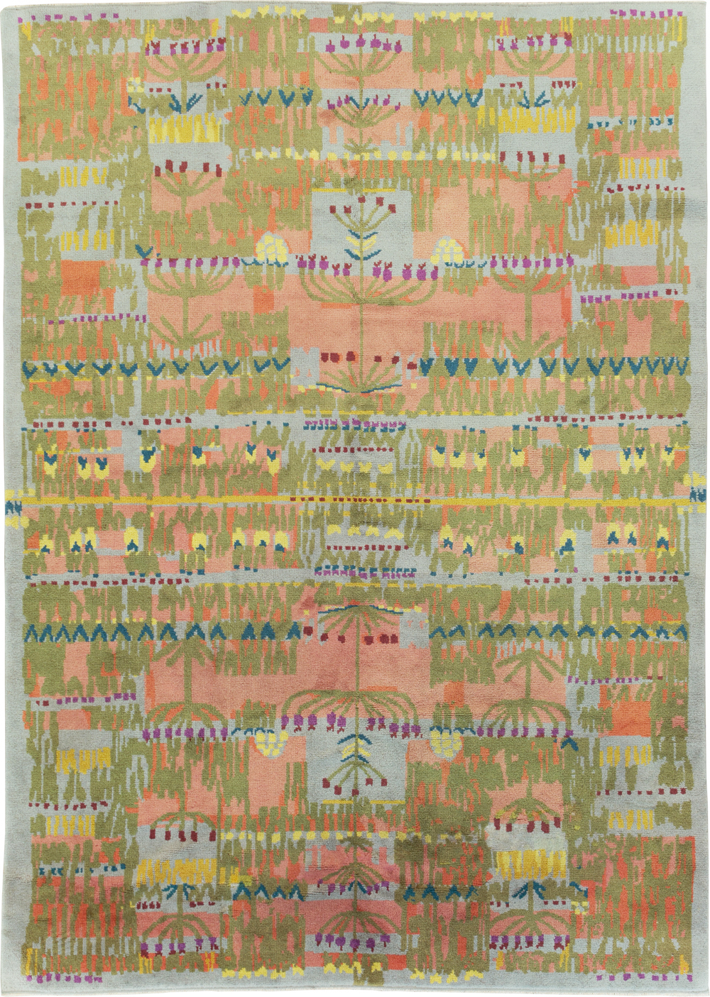 Vintage Swedish Art Deco Room Size Carpet, No.31501 - Galerie Shabab