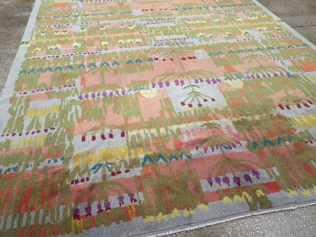 Vintage Swedish Art Deco Room Size Carpet, No.31501 - Galerie Shabab