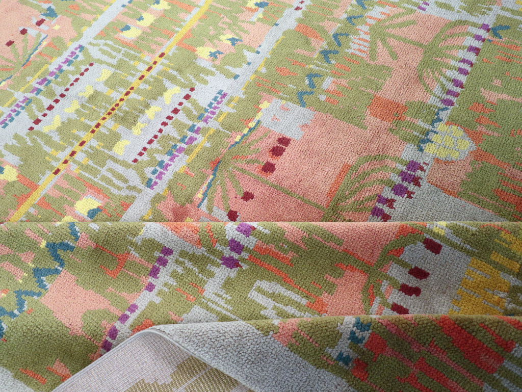 Vintage Swedish Art Deco Room Size Carpet, No.31501 - Galerie Shabab