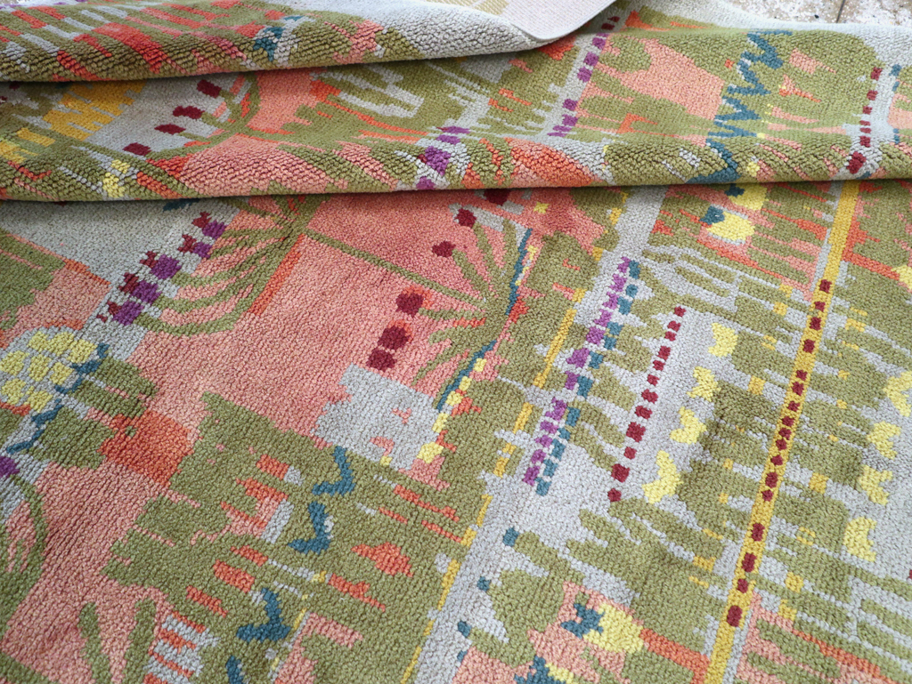 Vintage Swedish Art Deco Room Size Carpet, No.31501 - Galerie Shabab