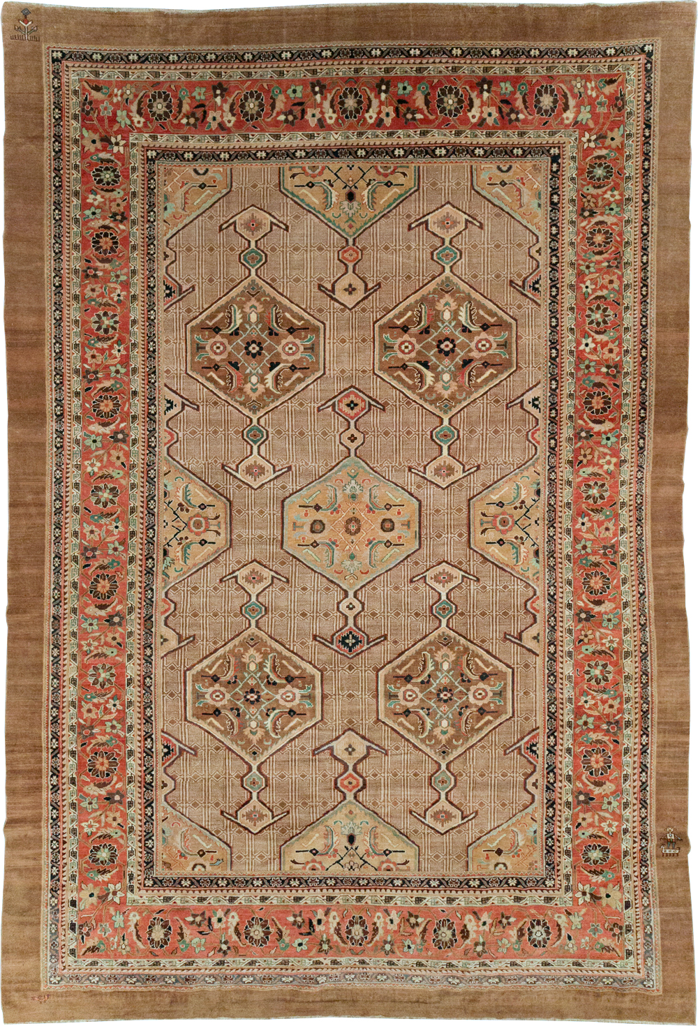 Vintage Persian Serab Carpet, No.31506 - Galerie Shabab