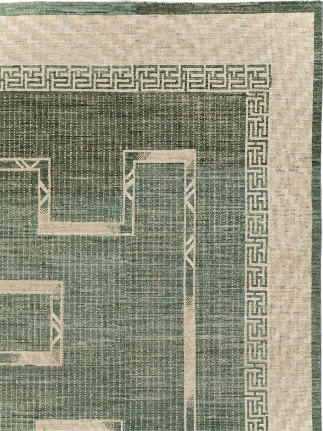 African Tuareg Inspired Contemporary East Turkestan Khotan Room Size Carpet, No.31511 - Galerie Shabab