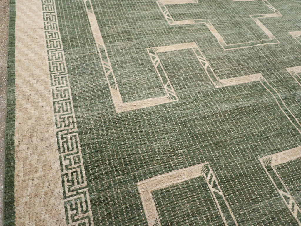 African Tuareg Inspired Contemporary East Turkestan Khotan Room Size Carpet, No.31511 - Galerie Shabab