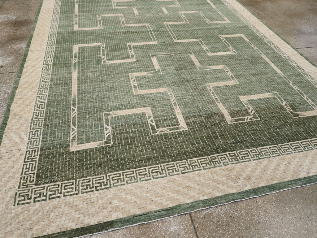 African Tuareg Inspired Contemporary East Turkestan Khotan Room Size Carpet, No.31511 - Galerie Shabab