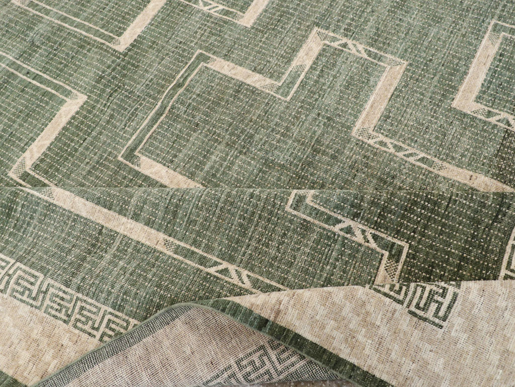 African Tuareg Inspired Contemporary East Turkestan Khotan Room Size Carpet, No.31511 - Galerie Shabab