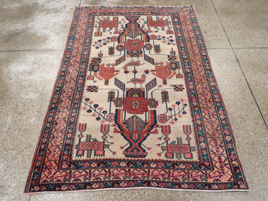 Antique Persian Afshar Rug, No.31521 - Galerie Shabab