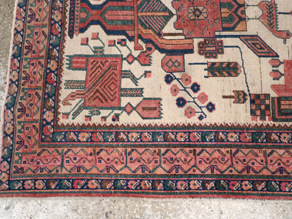 Antique Persian Afshar Rug, No.31521 - Galerie Shabab