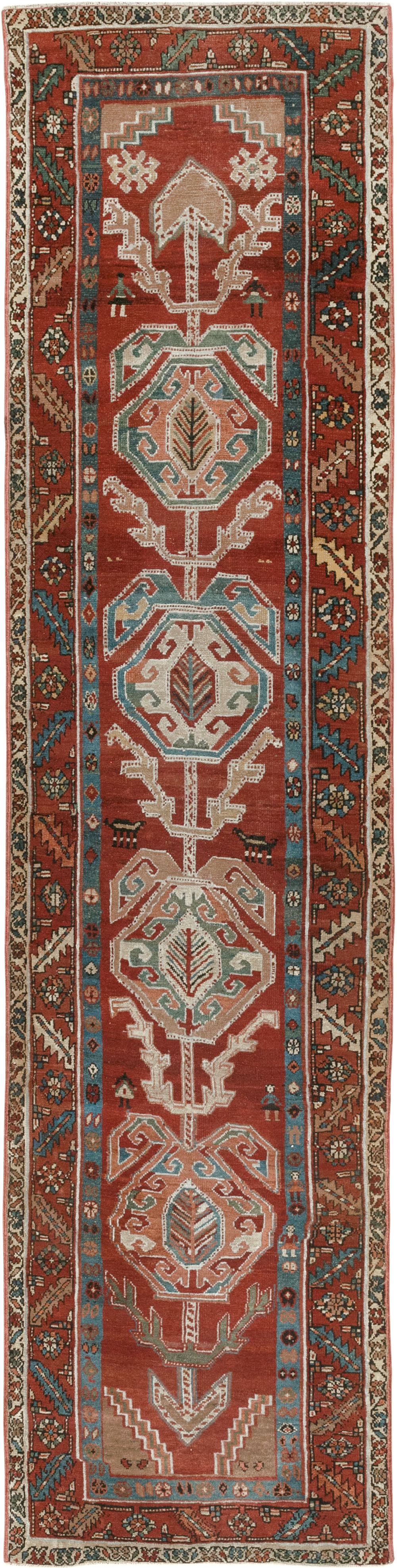 Antique Persian Bakshaish Runner, No.31522 - Galerie Shabab