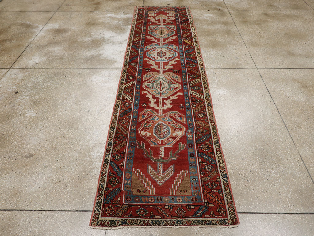 Antique Persian Bakshaish Runner, No.31522 - Galerie Shabab