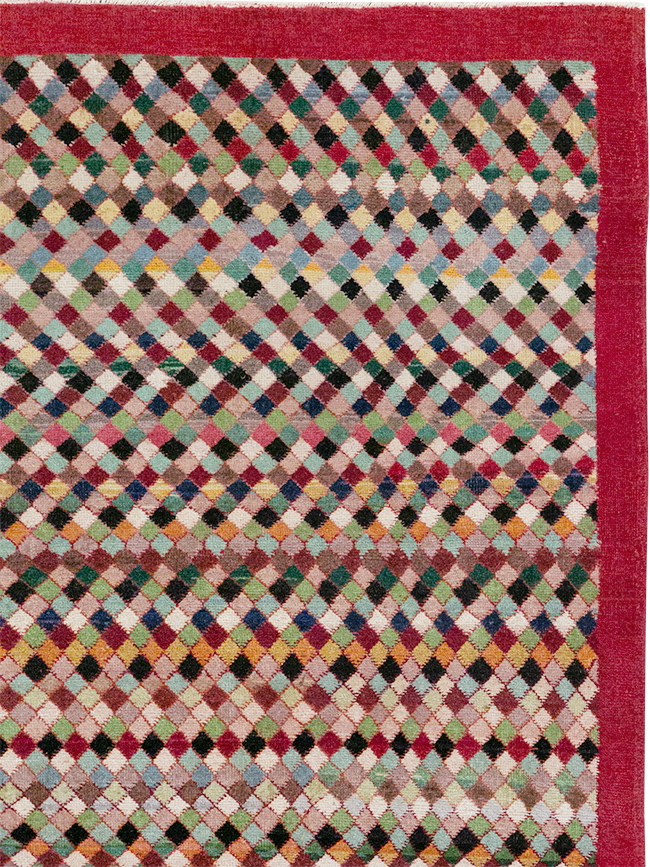 Vintage Turkish Anatolian Small Room Size Carpet, No.31524 - Galerie Shabab