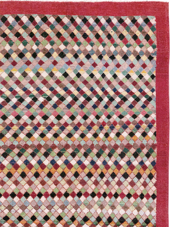 Vintage Turkish Anatolian Room Size Carpet, No.31524 - Galerie Shabab