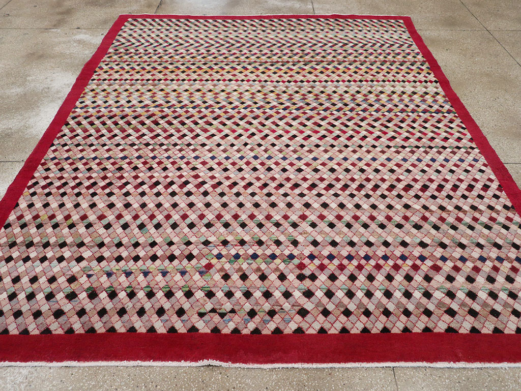 Vintage Turkish Anatolian Room Size Carpet, No.31524 - Galerie Shabab