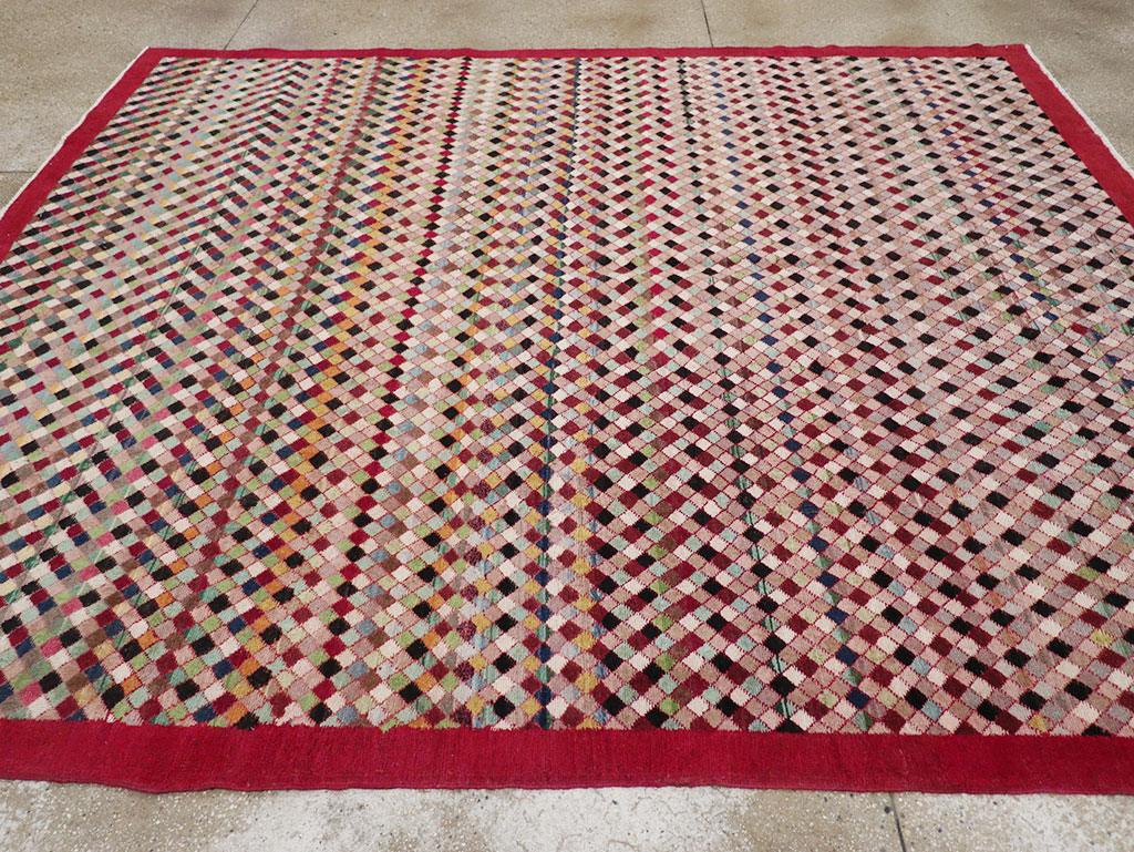 Vintage Turkish Anatolian Room Size Carpet, No.31524 - Galerie Shabab