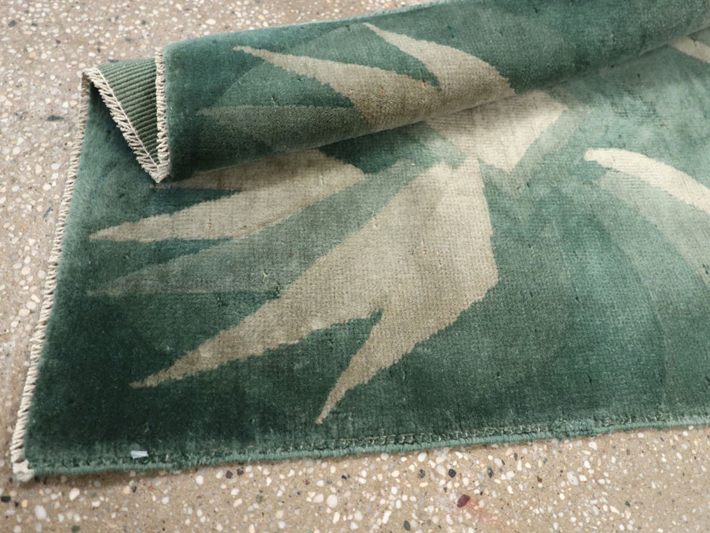 Vintage Chinese Art Deco Throw Rug, No.31525 - Galerie Shabab