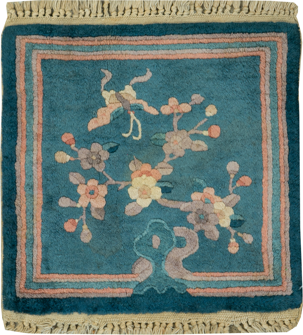 Vintage Chinese Art Deco Pictorial Rug, No.31526 - Galerie Shabab