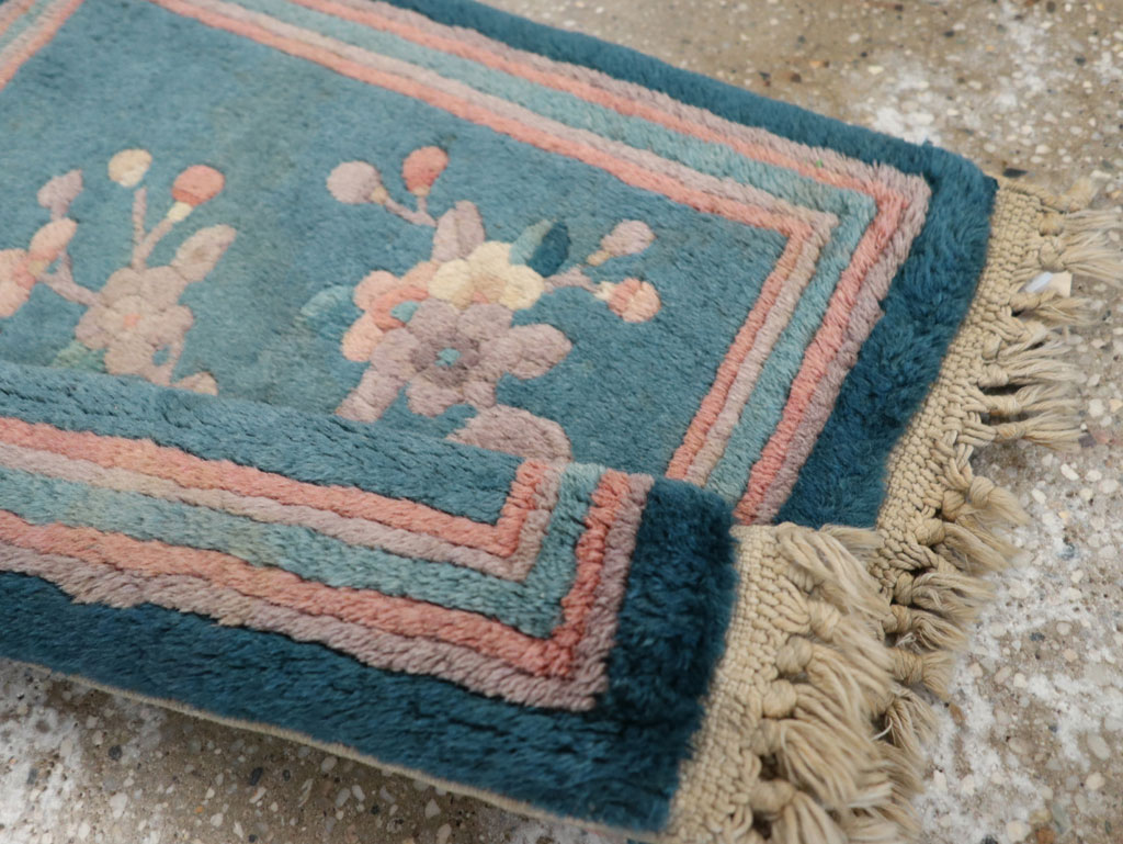 Vintage Chinese Art Deco Pictorial Rug, No.31526 - Galerie Shabab